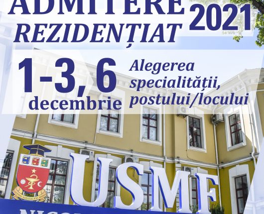 admitere rezidențiat